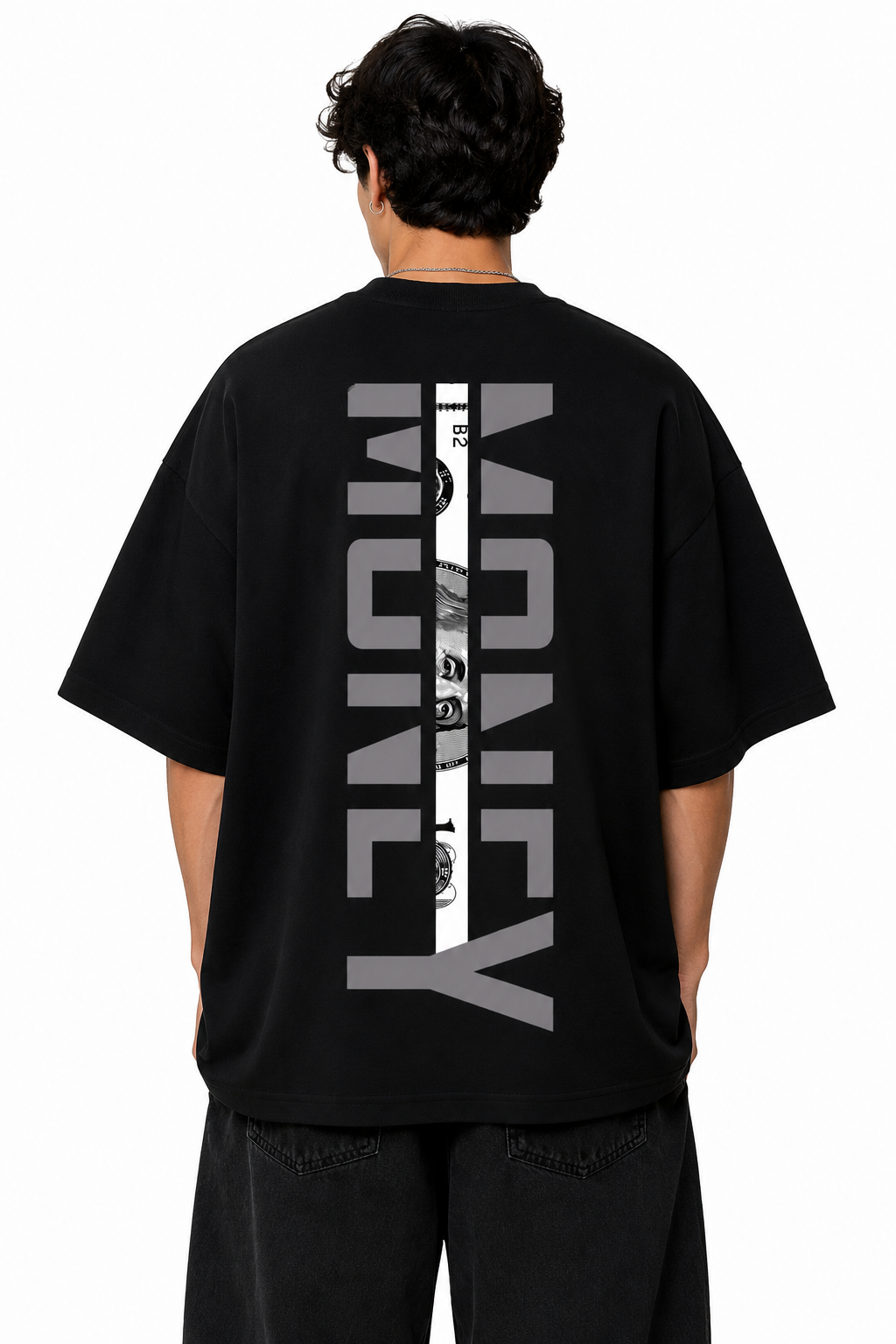 MONEY Reflecive Oversized T-shirt